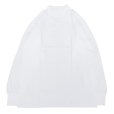 画像1: LIFEWEAR (ライフウェア) LONG SLEEVE MOCK NECK TEE ホワイト (1)
