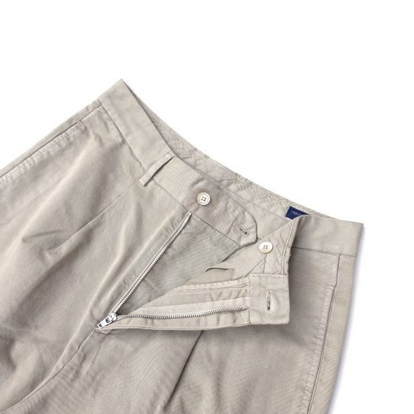 画像4: RICCARDO METHA (リカルドメッサ) 1TUCK WIDE TROUSERS ベージュ