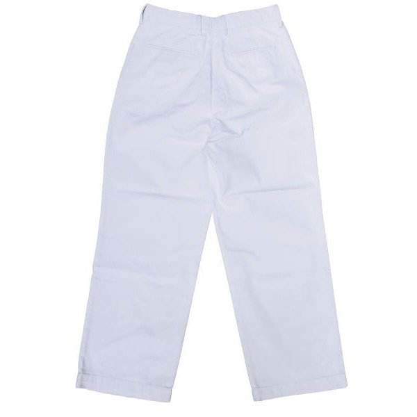 画像2: RICCARDO METHA (リカルドメッサ) 1TUCK WIDE PANTS DRAGON TWILL ホワイト