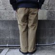 画像3: RICCARDO METHA (リカルドメッサ) 1TUCK WIDE PANTS CORDUROY カーキ