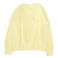 画像5: MADE BLANKS (メイドブランクス) VARSITY CREW NECK REACTIVE DYE イエロー