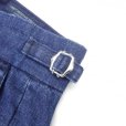画像8: RICCARDO METHA (リカルドメッサ) 2TUCK BELTLESS TROUSERS デニム ウォッシュ