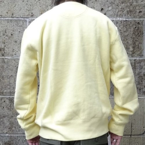 他の写真3: MADE BLANKS (メイドブランクス) VARSITY CREW NECK REACTIVE DYE イエロー