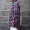 画像6: Deadstock 90's CLEVE (クリーブ) ライトフランネルシャツ D PLAID