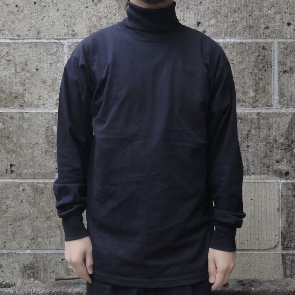 画像5: LIFEWEAR (ライフウェア) LONG SLEEVE TURTLENECK TEE ブラック