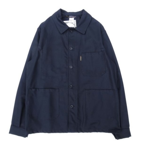 画像1: Le LABOUREUR (ルラブルール) VESTON COTTON SOLID ブラック
