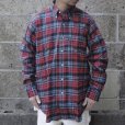 画像4: Deadstock 90's CLEVE (クリーブ) ライトフランネルシャツ D PLAID