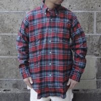 Deadstock 90's CLEVE (クリーブ) ライトフランネルシャツ D PLAID