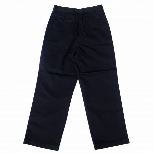 画像2: RICCARDO METHA (リカルドメッサ) 1TUCK WIDE TROUSERS ブラック