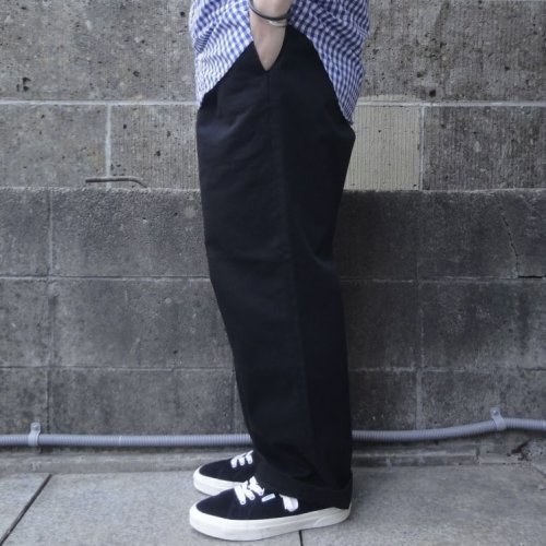 他の写真2: RICCARDO METHA (リカルドメッサ) 1TUCK WIDE TROUSERS ブラック