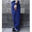 画像2: RICCARDO METHA (リカルドメッサ) 2TUCK BELTLESS TROUSERS デニム ウォッシュ (2)