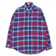 画像5: Deadstock 90's CLEVE (クリーブ) ライトフランネルシャツ A PLAID washed