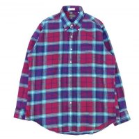 Deadstock 90's CLEVE (クリーブ) ライトフランネルシャツ A PLAID washed