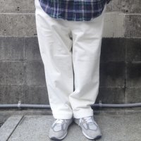 RICCARDO METHA (リカルドメッサ) 1TUCK WIDE PANTS CORDUROY ナチュラル