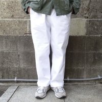 RICCARDO METHA (リカルドメッサ) 1TUCK WIDE PANTS DRAGON TWILL ホワイト