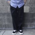 画像1: RICCARDO METHA (リカルドメッサ) 1TUCK WIDE TROUSERS ブラック (1)