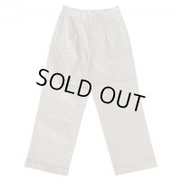 RICCARDO METHA (リカルドメッサ) 1TUCK WIDE TROUSERS ベージュ