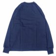 画像2: LIFEWEAR (ライフウェア) LONG SLEEVE CREWNECK TEE ブラック (2)