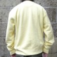 画像3: MADE BLANKS (メイドブランクス) VARSITY CREW NECK REACTIVE DYE イエロー
