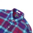 画像7: Deadstock 90's CLEVE (クリーブ) ライトフランネルシャツ A PLAID washed