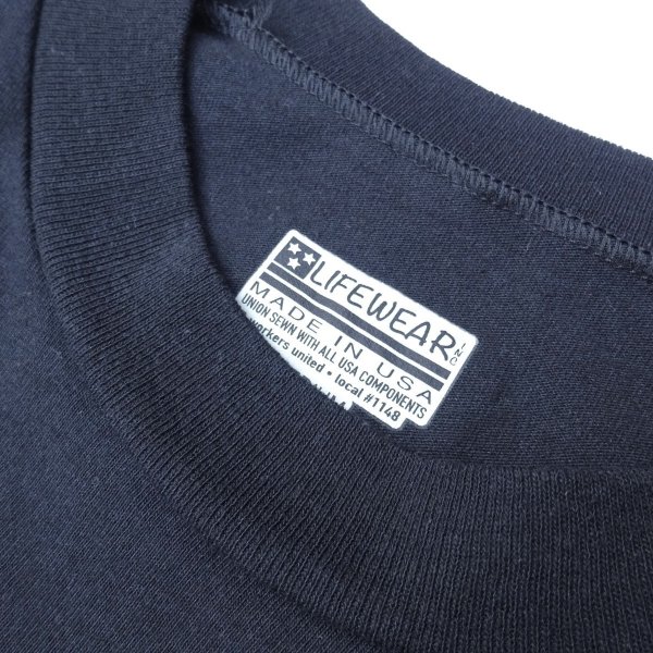 画像3: LIFEWEAR (ライフウェア) LONG SLEEVE CREWNECK TEE ブラック
