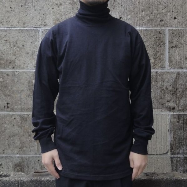 画像4: LIFEWEAR (ライフウェア) LONG SLEEVE TURTLENECK TEE ブラック
