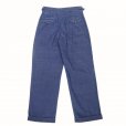 画像5: RICCARDO METHA (リカルドメッサ) 2TUCK BELTLESS TROUSERS デニム ウォッシュ
