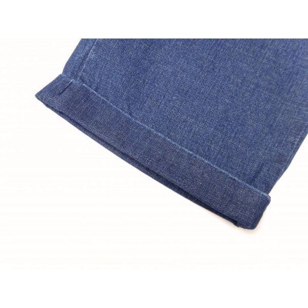 画像6: RICCARDO METHA (リカルドメッサ) 2TUCK BELTLESS TROUSERS デニム ウォッシュ