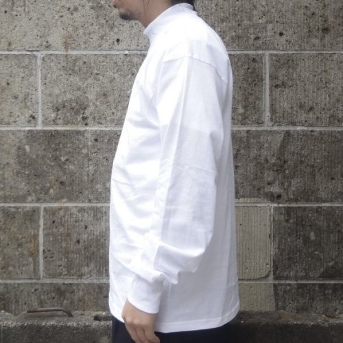 他の写真2: LIFEWEAR (ライフウェア) LONG SLEEVE MOCK NECK TEE ホワイト