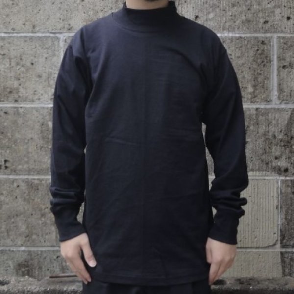 画像5: LIFEWEAR (ライフウェア) LONG SLEEVE MOCK NECK TEE ブラック