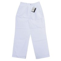 RICCARDO METHA (リカルドメッサ) 1TUCK WIDE PANTS DRAGON TWILL ホワイト