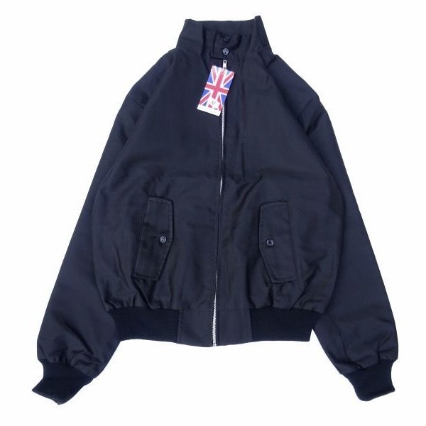 画像1: Deadstock 00's HARRINGTON JK UK製 ブラック
