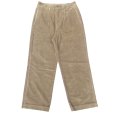 画像4: RICCARDO METHA (リカルドメッサ) 1TUCK WIDE PANTS CORDUROY カーキ
