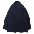 画像2: Le LABOUREUR (ルラブルール) VESTE DE SPORT LIN ブラック (2)