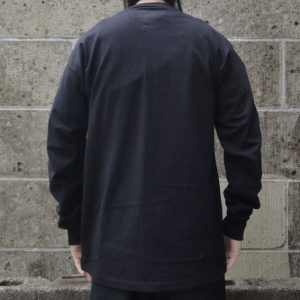 画像6: LIFEWEAR (ライフウェア) LONG SLEEVE CREWNECK TEE ブラック