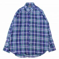 Deadstock 90's CLEVE (クリーブ) ライトフランネルシャツ B PLAID