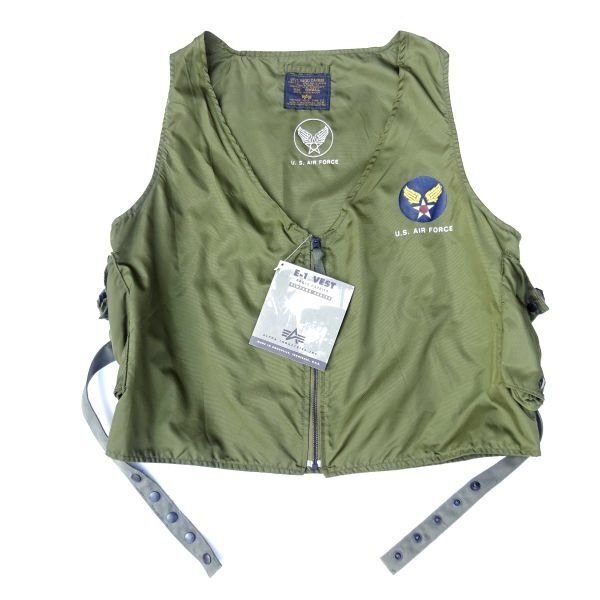 画像1: Deadstock ALPHA INDUSTRIES アルファ E-1 ラジオベスト 