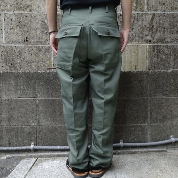 画像10: Deadstock US CIVILIAN ベイカーPT オリーブ