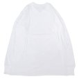 画像2: LIFEWEAR (ライフウェア) LONG SLEEVE CREWNECK TEE ホワイト (2)