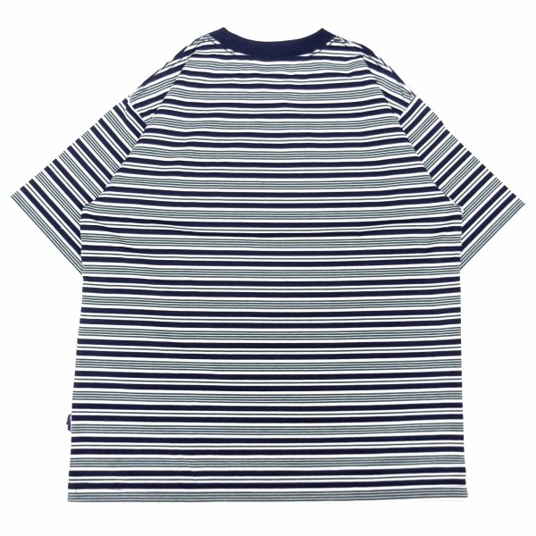 画像2: THOUSAND MILE (サウザンドマイル) SHORT SLEEVE T-SHIRT BORDER グリーンボーダー
