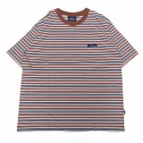 THOUSAND MILE (サウザンドマイル) SHORT SLEEVE T-SHIRT BORDER ブラウンボーダー