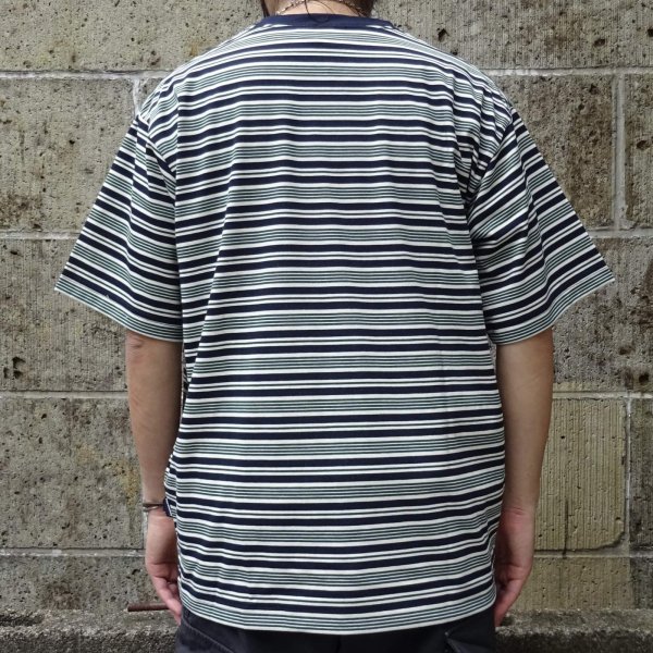 画像8: THOUSAND MILE (サウザンドマイル) SHORT SLEEVE T-SHIRT BORDER グリーンボーダー