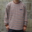 画像6: THOUSAND MILE (サウザンドマイル) LONG SLEEVE T-SHIRT BORDER ブラウンボーダー