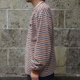 画像7: THOUSAND MILE (サウザンドマイル) LONG SLEEVE T-SHIRT BORDER ブラウンボーダー