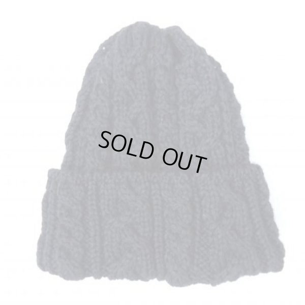 画像1: HIGHLAND 2000 (ハイランド 2000) 100%BRITISH WOOL BOBCAP ブラック