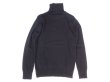 画像7: GICIPI (ジチピ) COTONE SOFT TURTLE NECK LS ブラック (7)