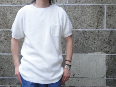 画像1: Original Blues (オリジナルブルース) CREWNECK S/SLEEVE ホワイト 