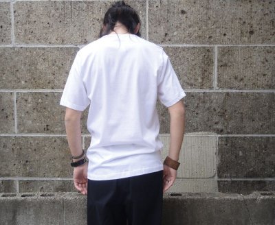 画像2: gicipi (ジチピ) CREW NECK POCKET T-Shirt ホワイト