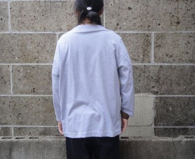 画像2: VINCENT ET MIREILLE (ヴァンソン エ ミレイユ) 3/4 CREW NECK BIG T-SHIRT グレー