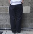 画像10: RICCARDO METHA (リカルドメッサ) ONE TUCK WIDE TROUSER ブラック (10)